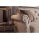 SOFA ROZKŁADANA MAISON BELLE AFFAIRE 220 CM WELUR BEŻOWA