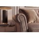 SOFA ROZKŁADANA MAISON BELLE AFFAIRE 220 CM WELUR SZARA