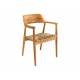 KRZESŁO KENNEDY TEAK RATTAN