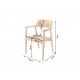 KRZESŁO KENNEDY TEAK RATTAN