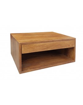 SZAFKA NOCNA ŚCIENNA PURE 50X35 CM MANGO
