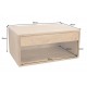 SZAFKA NOCNA ŚCIENNA PURE 50X35 CM MANGO