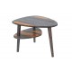 STOLIK KAWOWY ORGANIC LIVING 55X45 CM PALISANDER SZARY