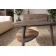 STOLIK KAWOWY ORGANIC LIVING 55X45 CM PALISANDER SZARY