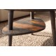 STOLIK KAWOWY ORGANIC LIVING 55X45 CM PALISANDER SZARY