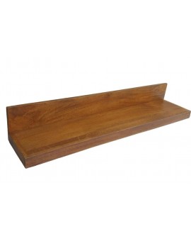 PÓŁKA ŚCIENNA MAKASSAR 140 CM MANGO BRĄZOWA