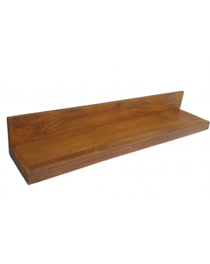 PÓŁKA ŚCIENNA MAKASSAR 140 CM MANGO BRĄZOWA