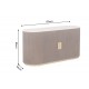 KOMODA GATSBY 120X40 CM MANGO MARMUR BIAŁY