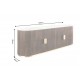 KOMODA GATSBY 140X40 CM MANGO MARMUR BIAŁY