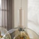 LAMPA WISZĄCA ICARDI SZKŁO BURSZTYNOWE