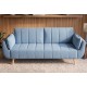 SOFA ROZKŁADANA DIVANI 220 CM JASNONIEBIESKA 