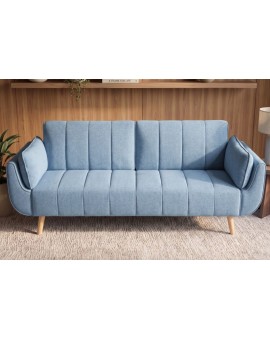 SOFA ROZKŁADANA DIVANI 220 CM JASNONIEBIESKA 