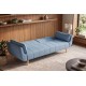 SOFA ROZKŁADANA DIVANI 220 CM JASNONIEBIESKA 