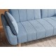 SOFA ROZKŁADANA DIVANI 220 CM JASNONIEBIESKA 