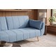 SOFA ROZKŁADANA DIVANI 220 CM JASNONIEBIESKA 