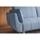 SOFA ROZKŁADANA DIVANI 220 CM JASNONIEBIESKA 