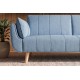 SOFA ROZKŁADANA DIVANI 220 CM JASNONIEBIESKA 