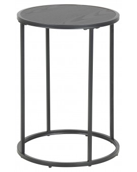 SEAFORD STOLIK OKRĄGŁY 40 CM CZARNY