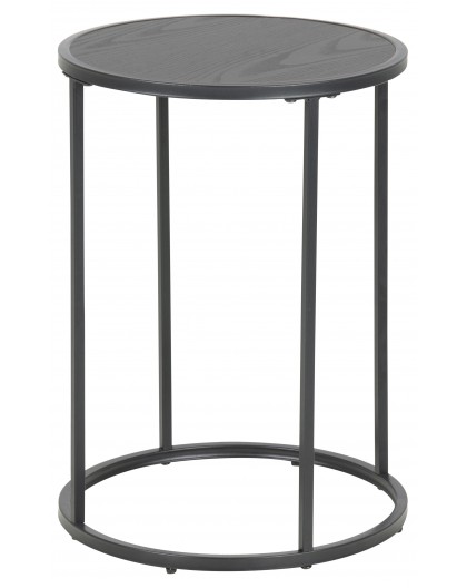 SEAFORD STOLIK OKRĄGŁY 40 CM CZARNY