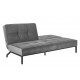 SOFA ROZKŁADANA PERUGIA CIEMNOSZARA 198 CM