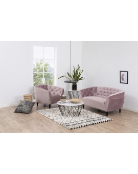 FOTEL RIA BRUDNY R&Oacute;Ż WELUR