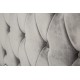 ŁÓŻKO EXTRAWAGANCJA 180X200 CM WELUR SZARE