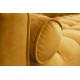 NAROŻNIK COZY VELVET 260X155 CM MUSZTARDOWY WELUR