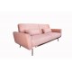 SOFA ROZKŁADANA BELLEZZA RÓŻOWA 208 CM