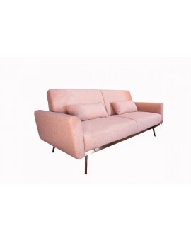 SOFA ROZKŁADANA BELLEZZA RÓŻOWA 208 CM