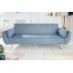 SOFA ROZKŁADANA DIVANI JASNONIEBIESKA 215 CM