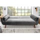 SOFA ROZKŁADANA DIVANI SZARA 215 CM