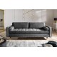 SOFA 3-OSOBOWA COSY VELVET SZARA 225 CM