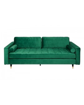 SOFA 3-OSOBOWA COSY VELVET ZIELONA 225 CM