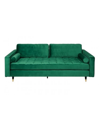 SOFA 3-OSOBOWA COSY VELVET ZIELONA 225 CM