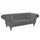 SOFA 3-OSOBOWA PARIS II CIEMNOSZARA 230 CM