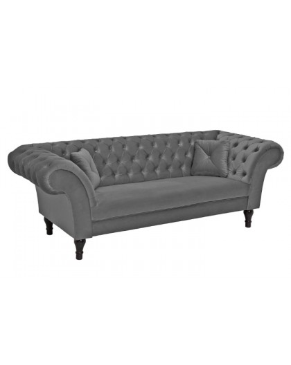 SOFA 3-OSOBOWA PARIS II CIEMNOSZARA 230 CM