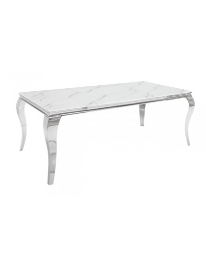 STÓŁ MODERN BAROCK 180X95 CM CERAMIKA BAŁY