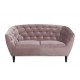 SOFA 2-OSOBOWA RIA BRUDNY RÓŻ 150 CM