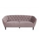 SOFA 3-OSOBOWA RIA BRUDNY RÓŹ 191 CM