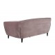 SOFA 3-OSOBOWA RIA BRUDNY RÓŹ 191 CM