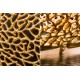 STOLIK KAWOWY LEAF 120 CM ZŁOTY
