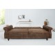 SOFA ROZKŁADANA MAISON BELLE AFFAIRE 220 CM BRĄZOWA
