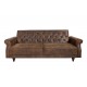 SOFA ROZKŁADANA MAISON BELLE AFFAIRE 220 CM BRĄZOWA