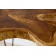 STOLIK KAWOWY WILD 60 CM TEAK