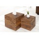 ZESTAW STOLIKÓW KAWOWYCH MAKASSAR PALISANDER - 2SZT.
