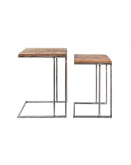 ZESTAW STOLIKÓW BARRACUDA TEAK - 2SZT.