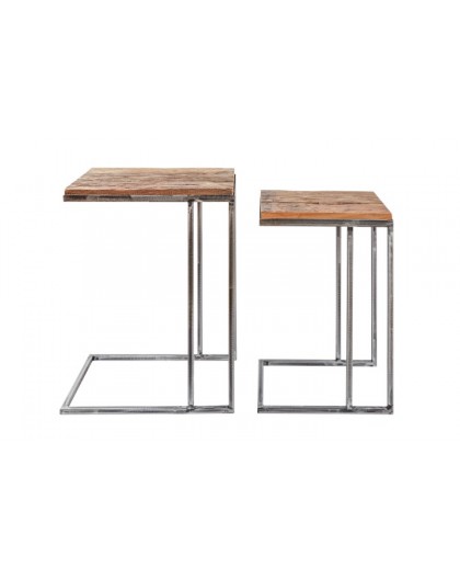 ZESTAW STOLIKÓW BARRACUDA TEAK - 2SZT.