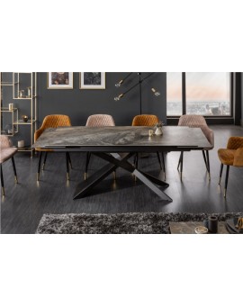 ST&Oacute;Ł ROZKŁADANY EUPHORIA 180-260X90 CM CERAMIKA SZARA II