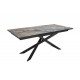 STÓŁ ROZKŁADANY EUPHORIA 180-260X90 CM CERAMIKA SZARA II