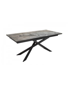STÓŁ ROZKŁADANY EUPHORIA 180-260X90 CM CERAMIKA SZARA II